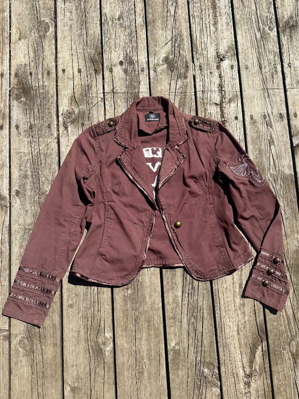 Unusual Freedom, Love, Peace, Hope Military Jacket